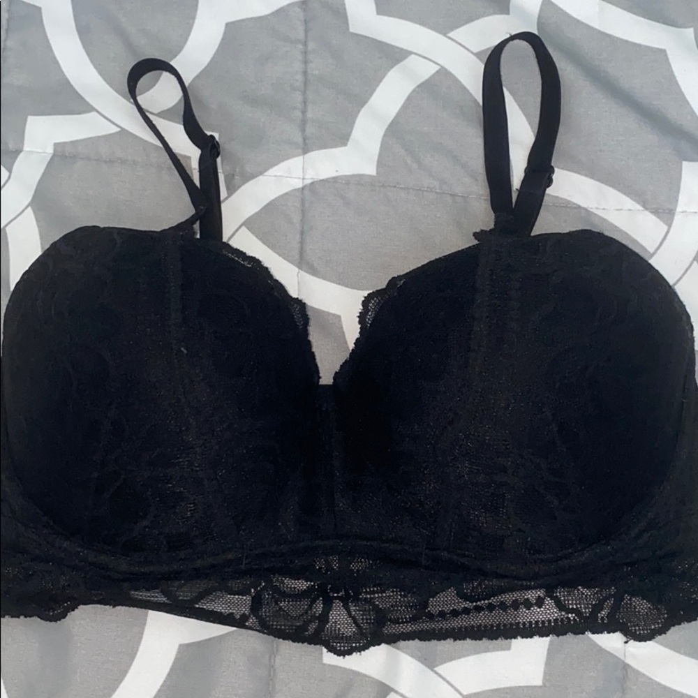 PINK Victoria Secret black bralette